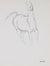Figure of a Running Horse<br>1974 Graphite<br><br>#89444