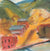 Abstracted Mountain Landscape <br>Mid-Late 20th Century Pastel Painting <br><br>#89509