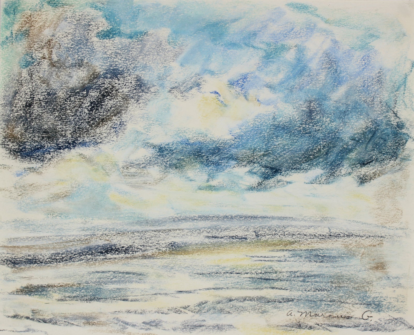 <i>San Juan</i><br>1968 Pastel on Paper<br><br>#55002