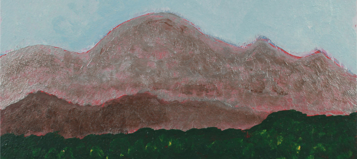 <i>Lake Pillsburg</i>, Mendocino, CA <br>2019 Acrylic & Walnut Oil <br><br>#A9004