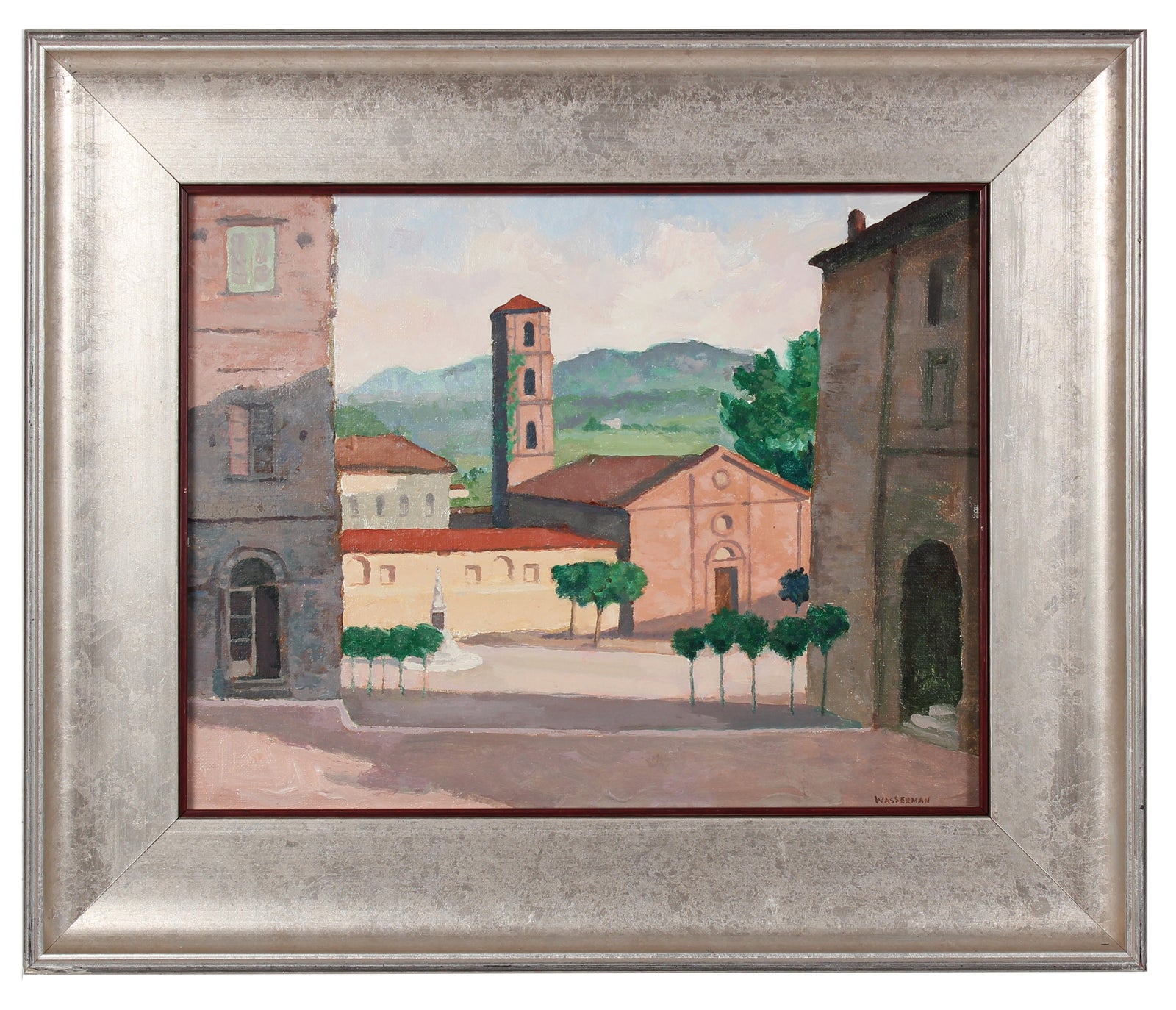 <i>Seartano, Italy</i> <br> Mid-Late 20th Century Oil <br><br>#90541