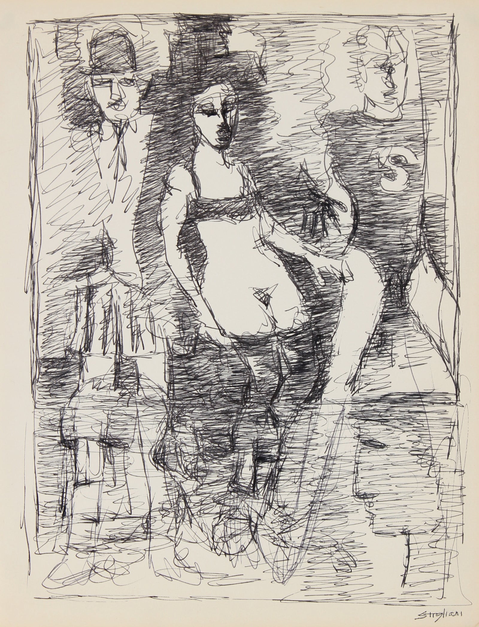 Intimate New York People Scene <br>20th Century Ink <br><br>#90704