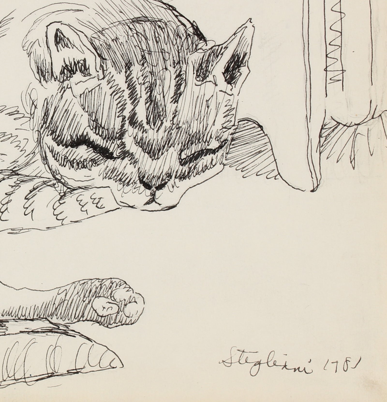 Patrick Stigliani Drawing & Watercolor - Lost Art Salon