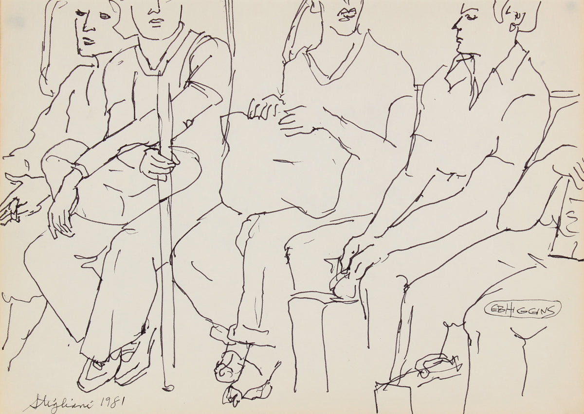 <i>EB Higgins</i> <br>1981 Ink <br><br>#90721