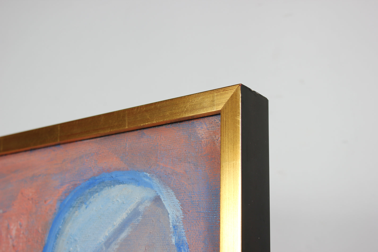 Cubist Still Life with Busts & Fish<br>Mid-Late 20th Century Oil<br><br>#92025