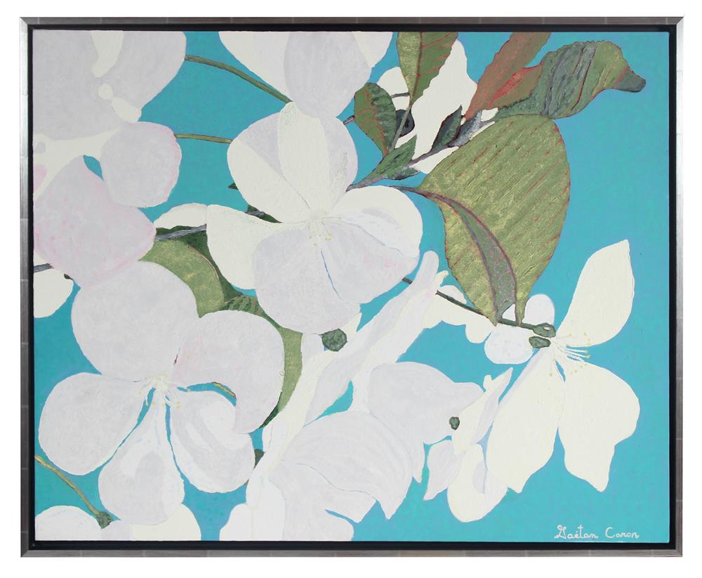 <i>Cherry Blossoms (Fleurs de Cerisier)</i><br>2017 Oil<br><br>#92933