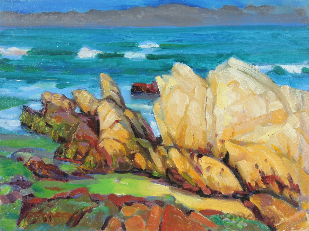 Coastal Seascape&lt;br&gt;Mid-Late 20th Century Oil&lt;br&gt;&lt;br&gt;#93172