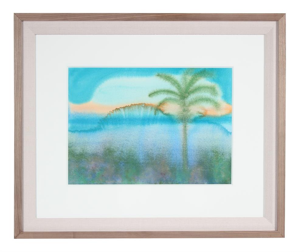 <i>Sunrise</i>, Hawaii<br>2017 Watercolor & Gouache<br><br>#92129