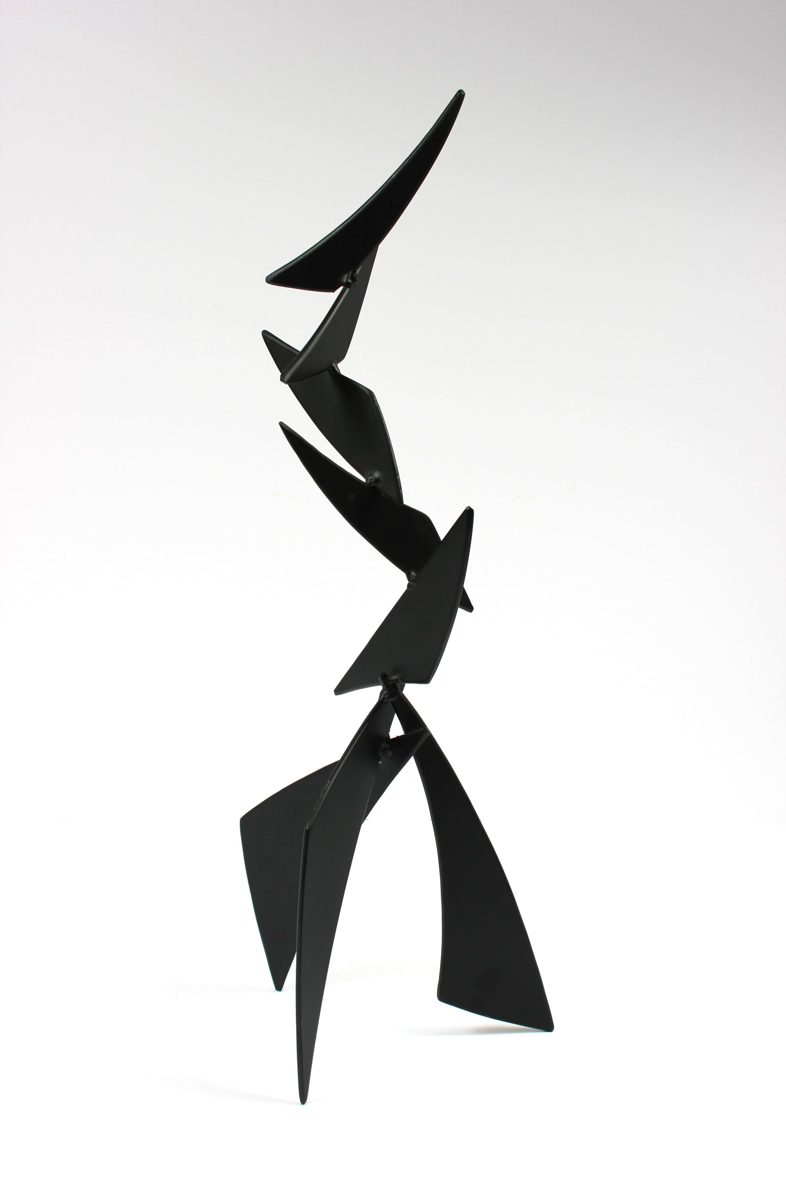 Striking Angular Late 20th Century Multi Media Metal Sculpture <br><br>#A9324