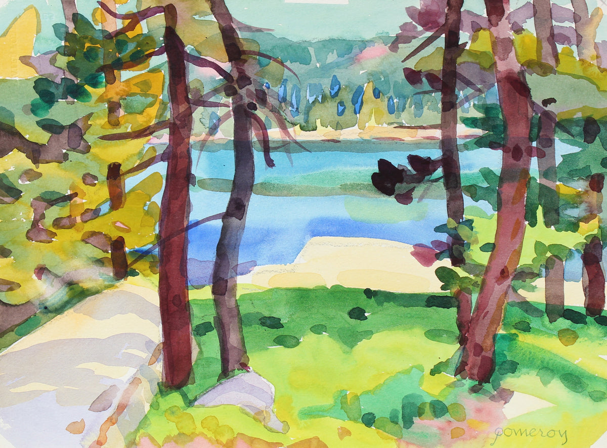 &lt;i&gt;Silver Lake&lt;/i&gt; &lt;br&gt;1998 Watercolor &lt;br&gt;&lt;br&gt;#93529