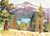 <i>Caples Lake</i> <br>1993 Watercolor <br><br>#93568