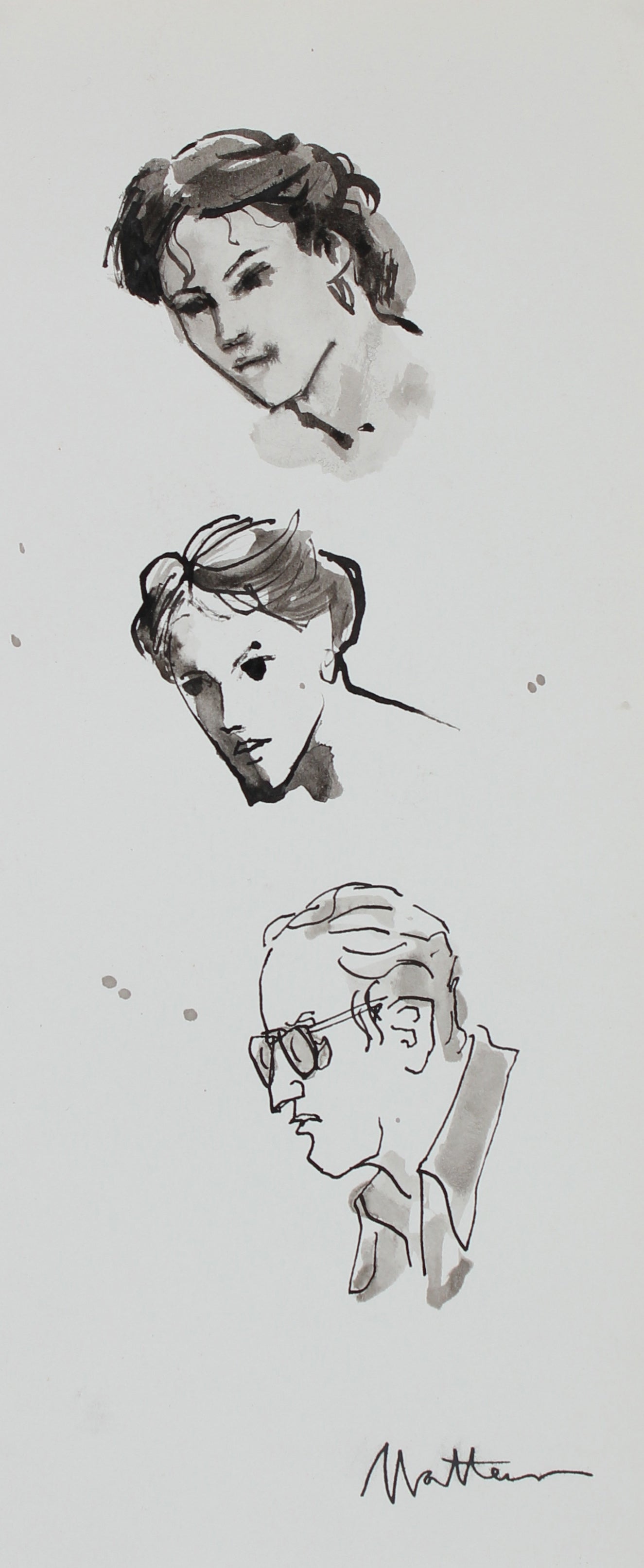 Faces Study <br>20th Century Ink <br><br>#94043