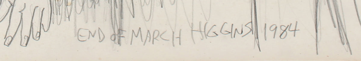 <I>End of March</I> <br>1954 Graphite<br><br>#95044