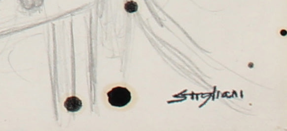 <I>Where he Grew up as a Boy</I><br>1980 Graphite<br><br>#95046