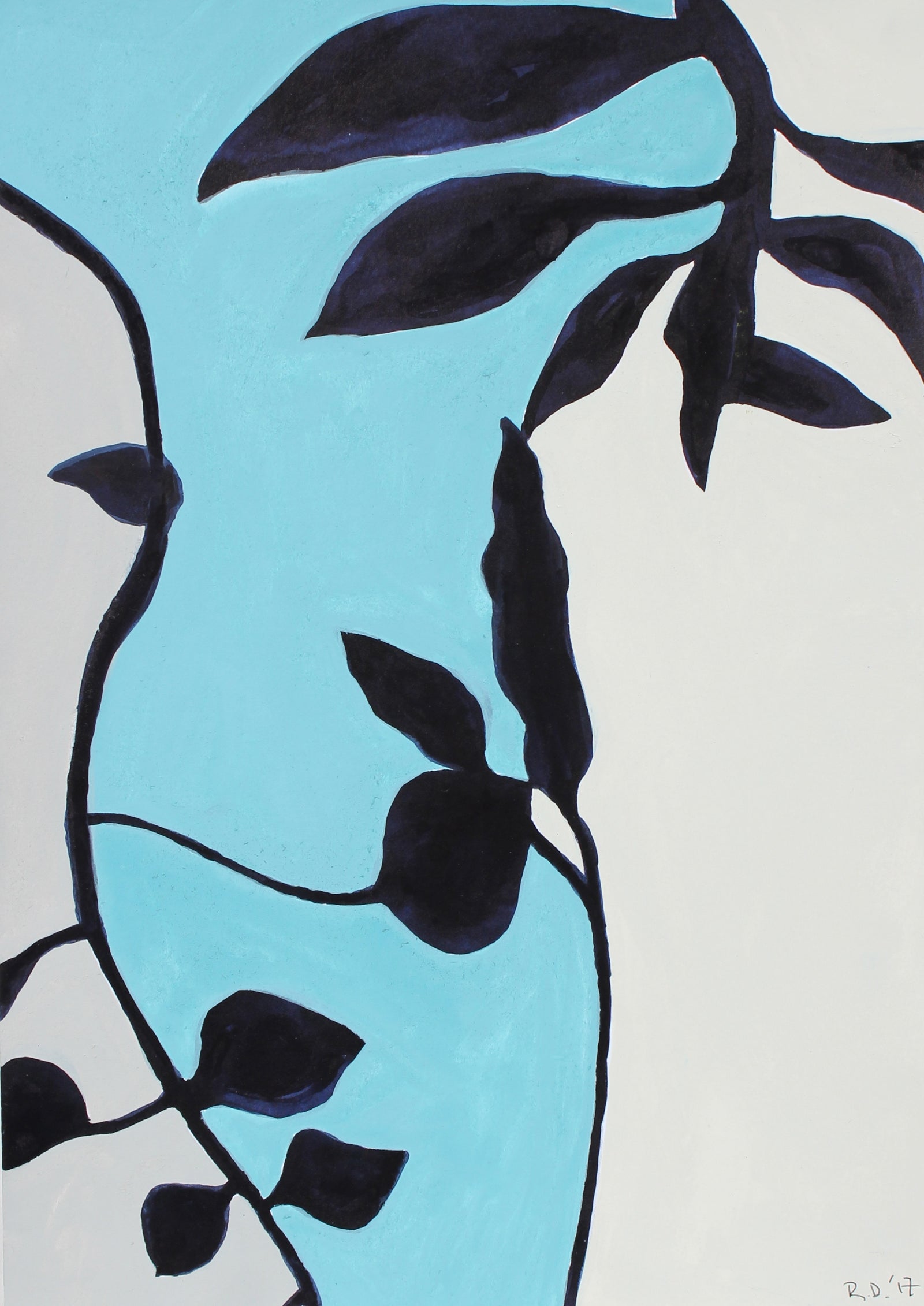 <i>Botanicals of Orquevaux II</i><br>2017 Gouache<br><br>#95483