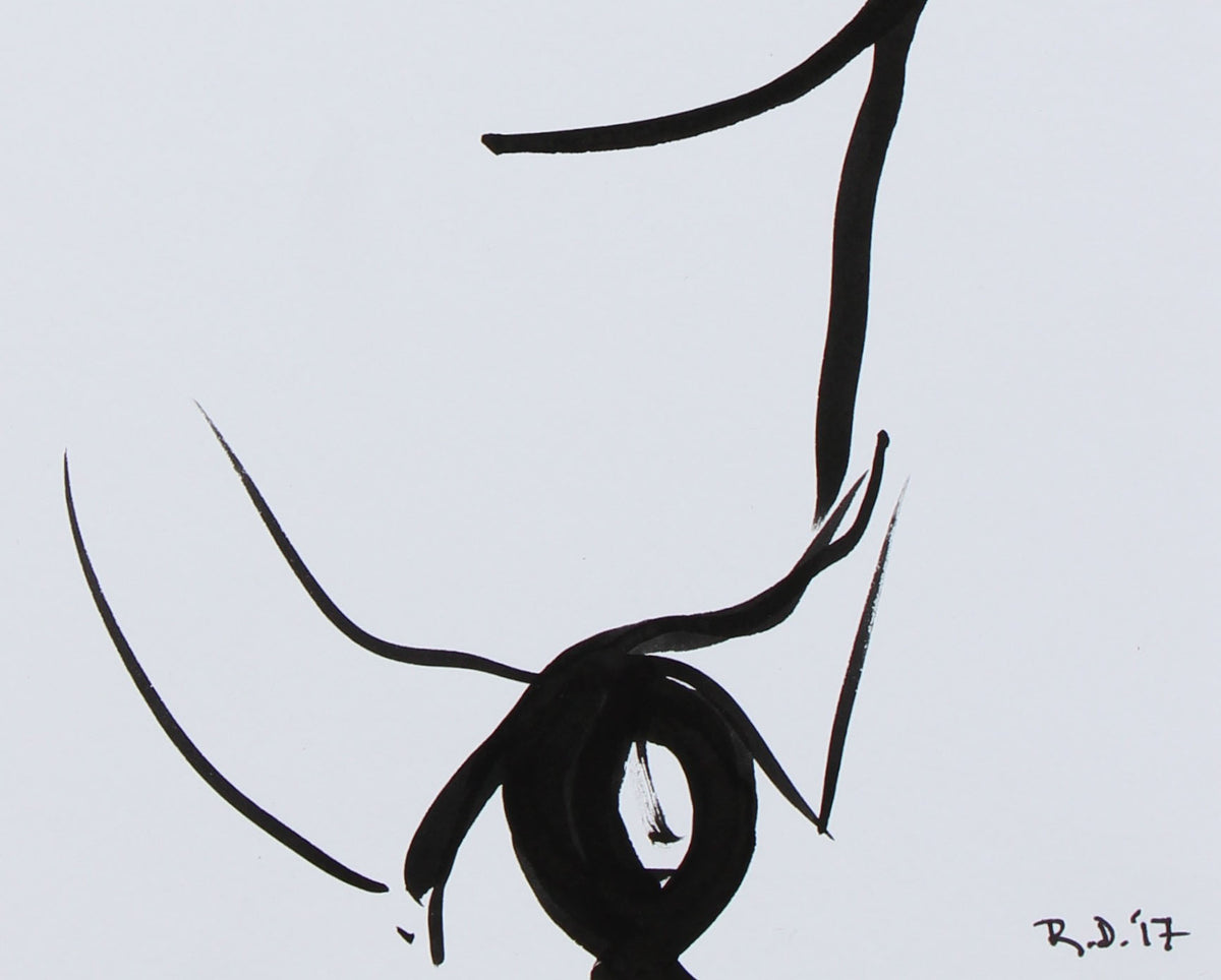 <i>Faces of the Musee d'Orsay V</i><br>2017 Ink Portrait<br><br>#95703