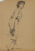 Female Figure - Paris<br>Graphite, 1907<br><br>#0133