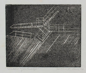 <i>Shadow of an Escape</i> <br>1974 Etching <br><br>#96330