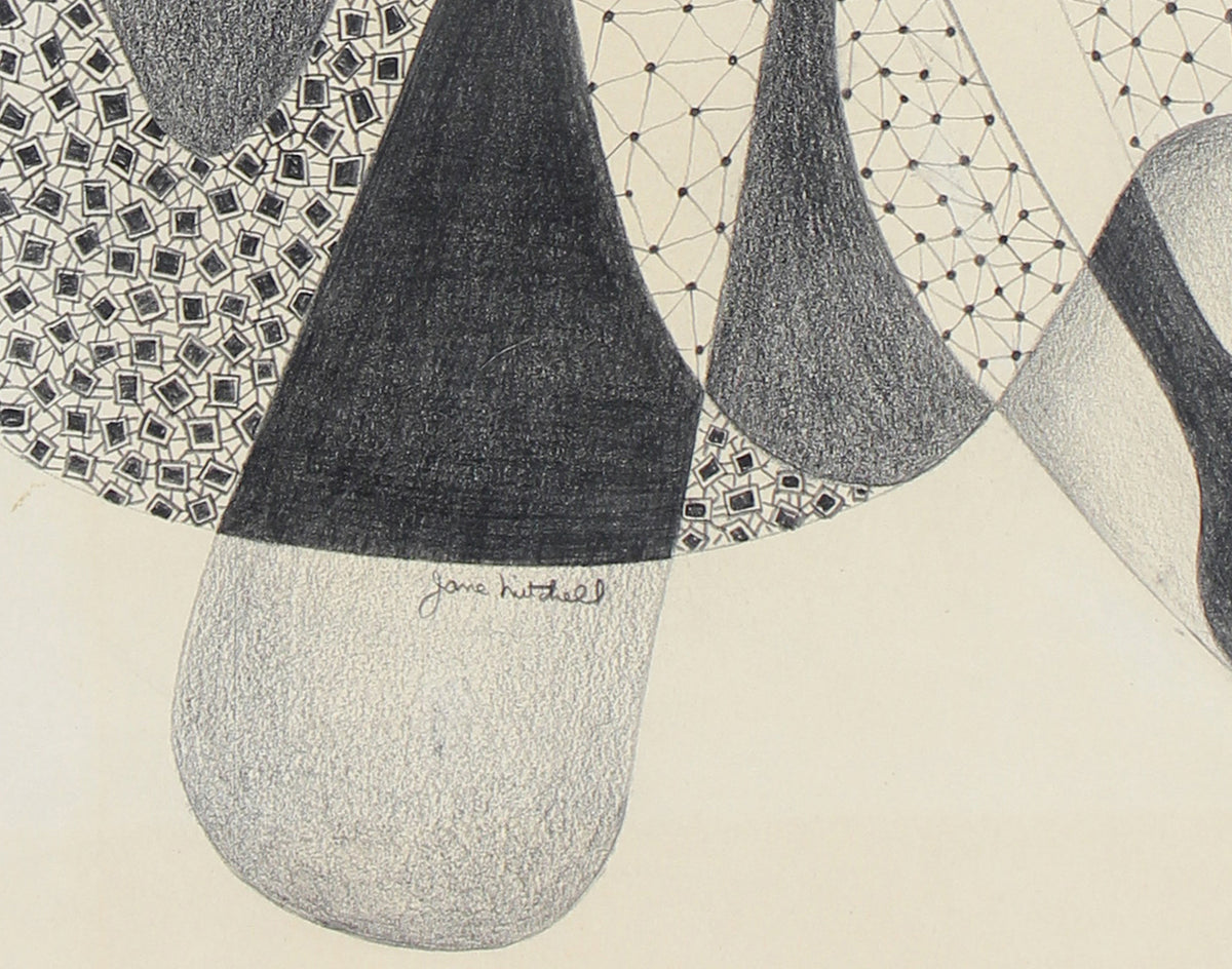 Spherical Monochromatic Forms <br>1970s Graphite <br><br>#96539