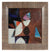 Textured Neutral-Toned Abstract<br>Late 1950s Oil<br><br>#96594