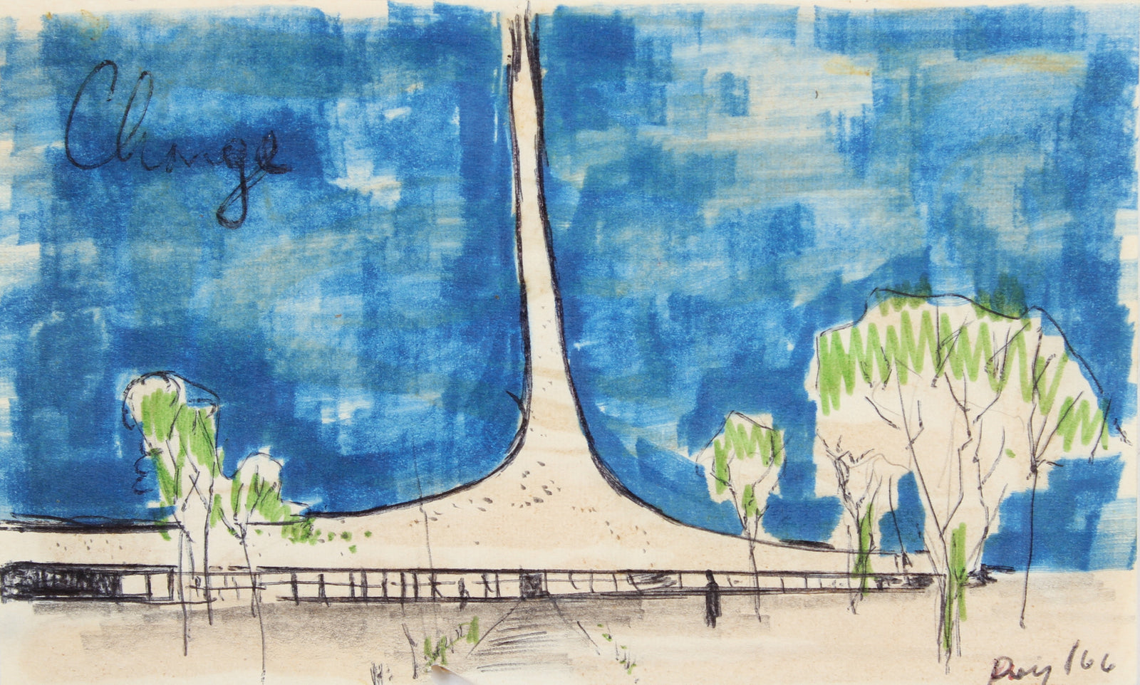 <i>Church III</i><br>1966 Ink<br><br>#96861