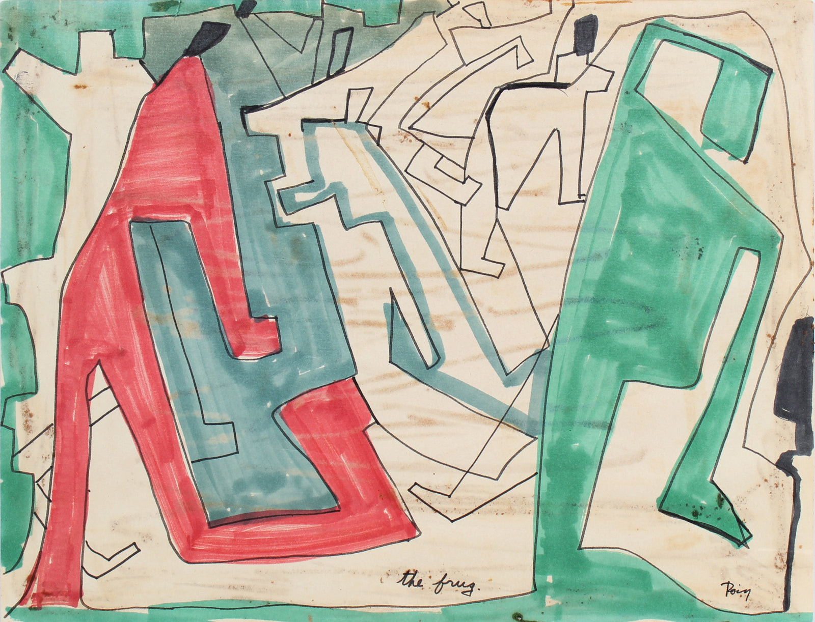 <i>The Frog</i><br>1960s Ink<br><br>#96881