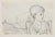 Young Boy in Chair <br>1930s-1940s Ink <br><br>#0006