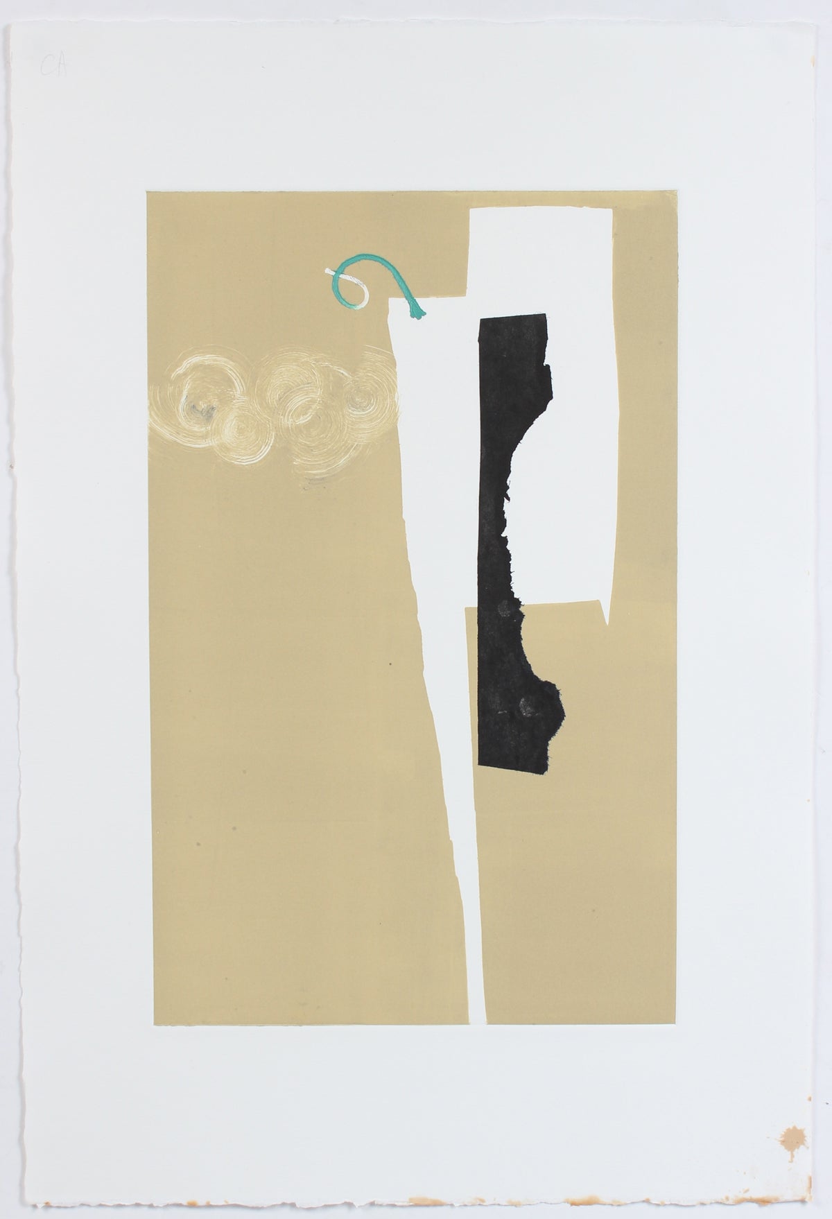 Contrasting Colors & Forms <br>20th Century Monotype <br><br>#A2245