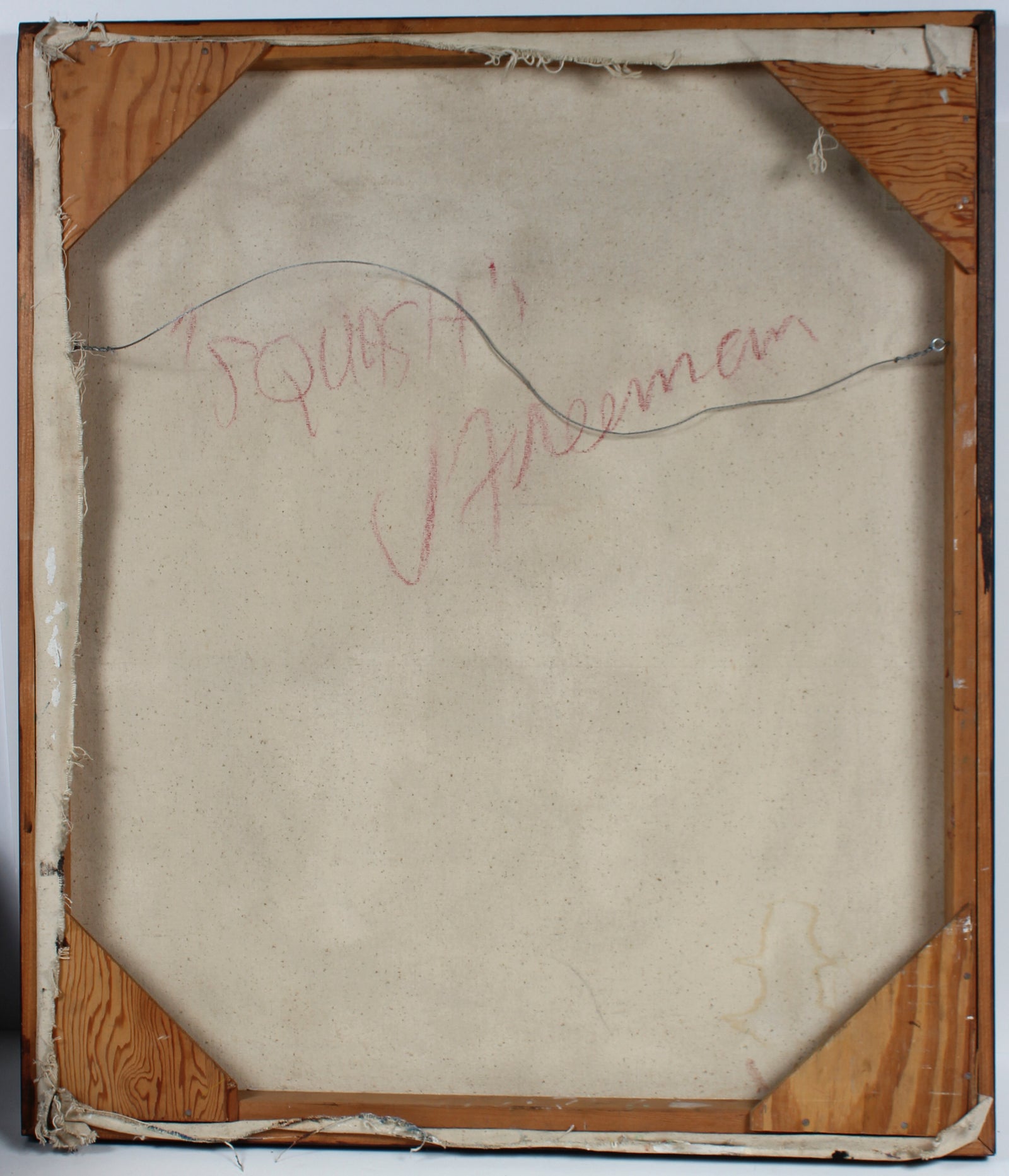 <i>Squash</i> <br>1970s Oil <br><br>#A3226