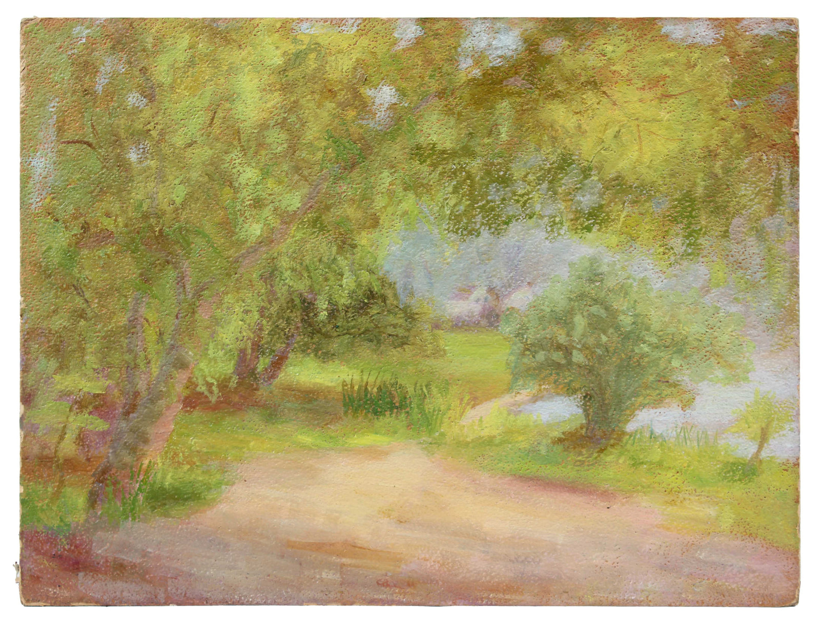 Path Through the Trees<br>1900-30s Oil<br><br>#A3525
