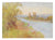 Fishing by the River, Impressionist Scene <br>1900-30s Oil <br><br>#A3533