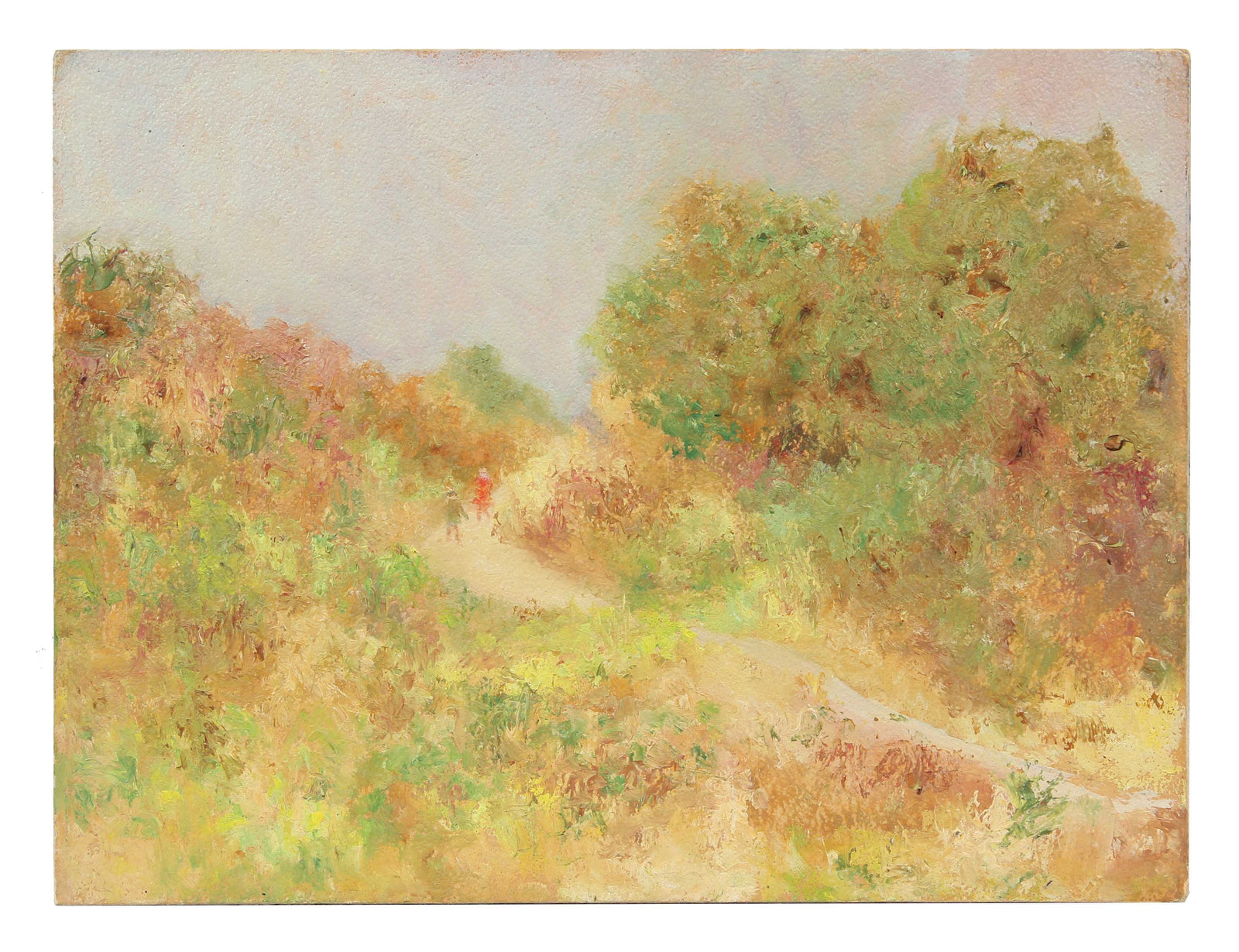 Impressionist Sand Dune Landscape<br>1900-30s Oil<br><br>#A3534