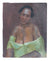 Modest Portrait <br>Mid-Late 20th Century Oil <br><br>#A3548