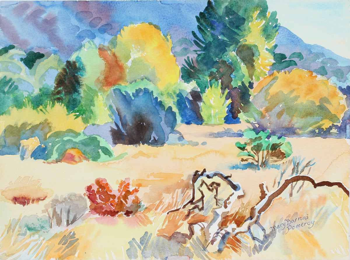 &lt;i&gt;Fall in Garland Park&lt;/i&gt; &lt;br&gt;November 1998 Watercolor &lt;br&gt;&lt;br&gt;#A3623
