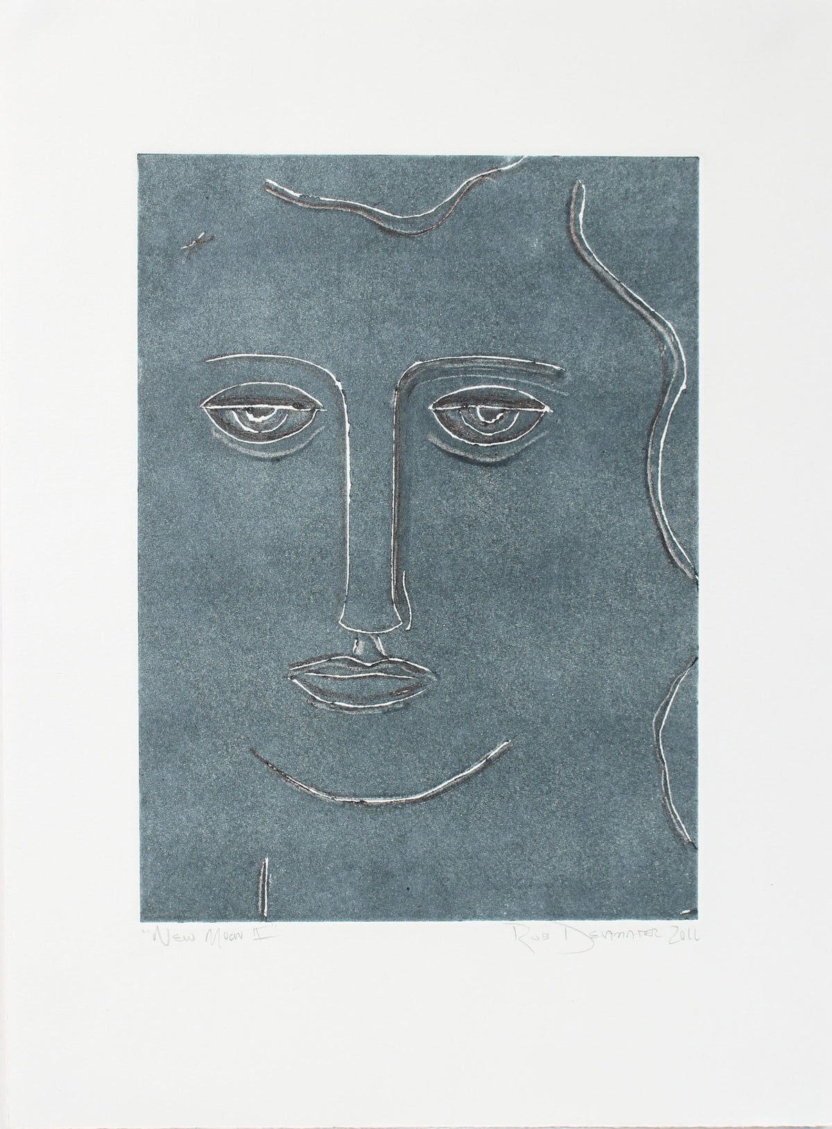 <i>New Moon II</i><br>2016 Relief Print<br><br>#A3726