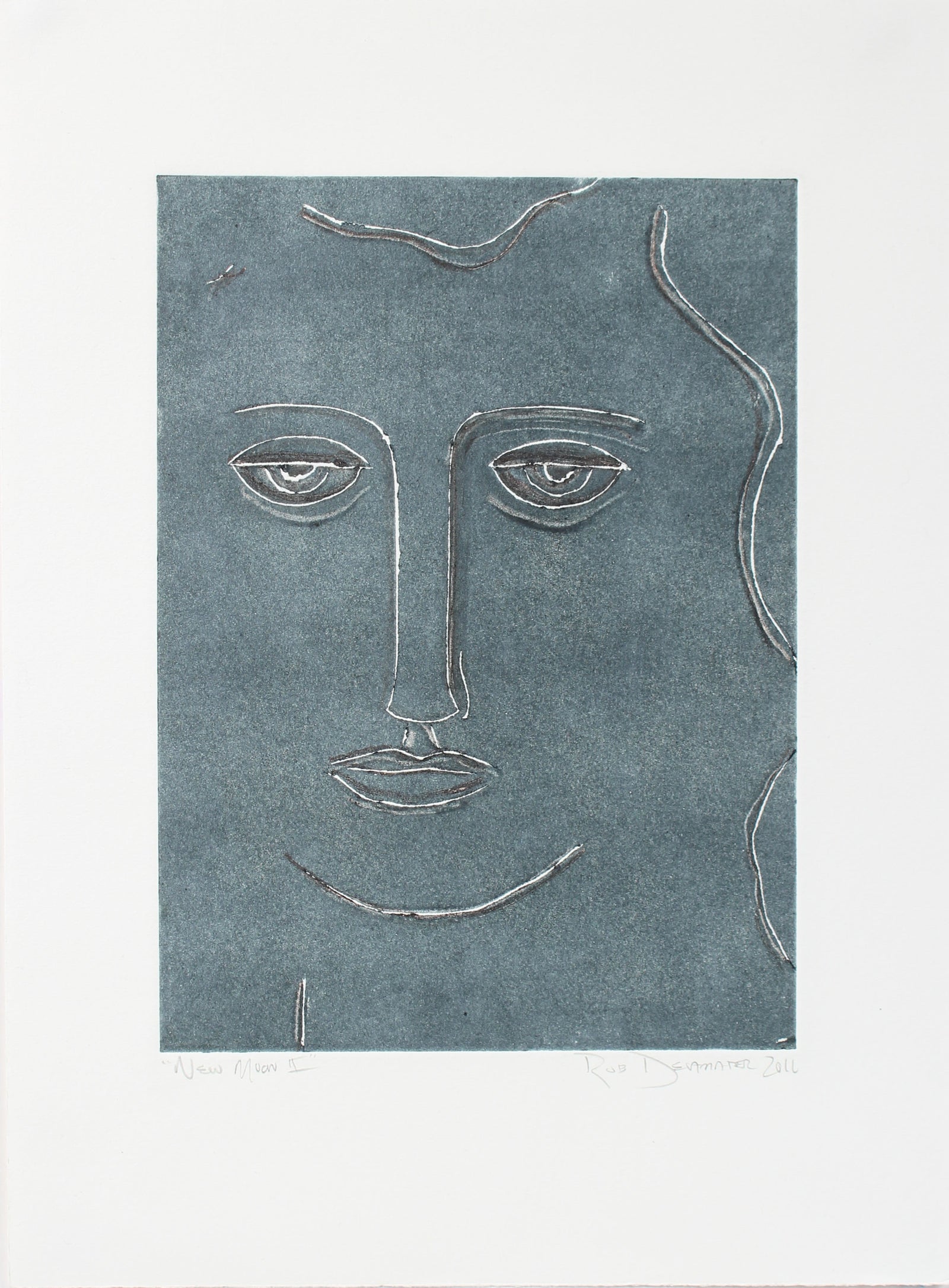 <i>New Moon II</i><br>2016 Relief Print<br><br>#A3726