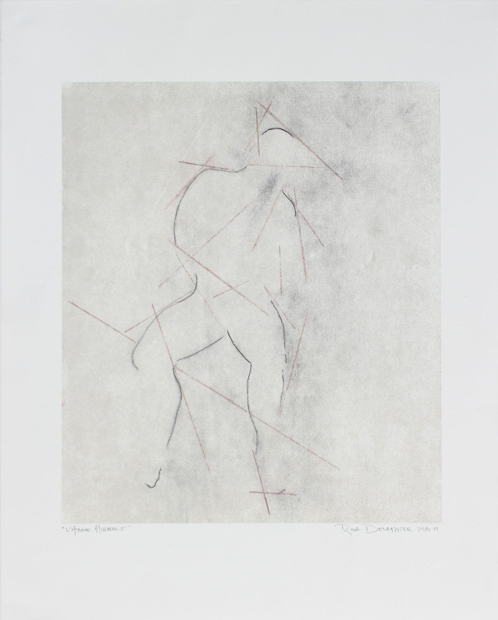 <i>L'Homme Moderne I</i><br>2010 Monotype Figure<br><br>#A3749