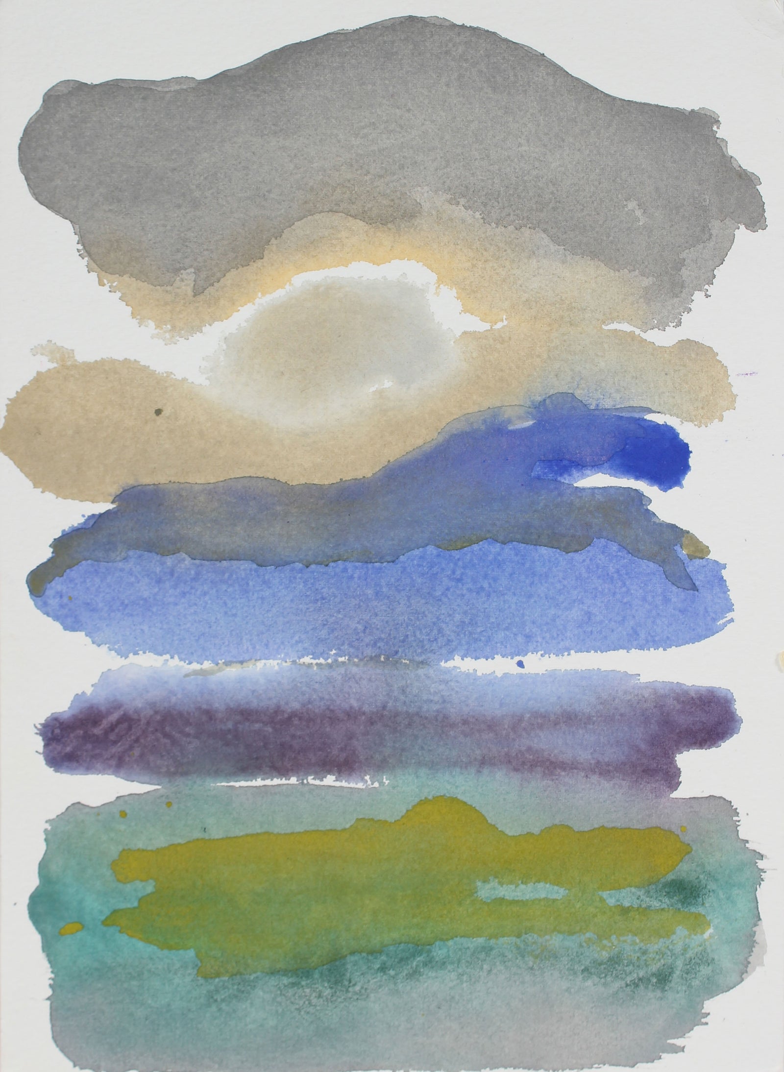 <i>Morning Sky, SF II</i><br>2018 Gouache & Ink<br><br>#A3792