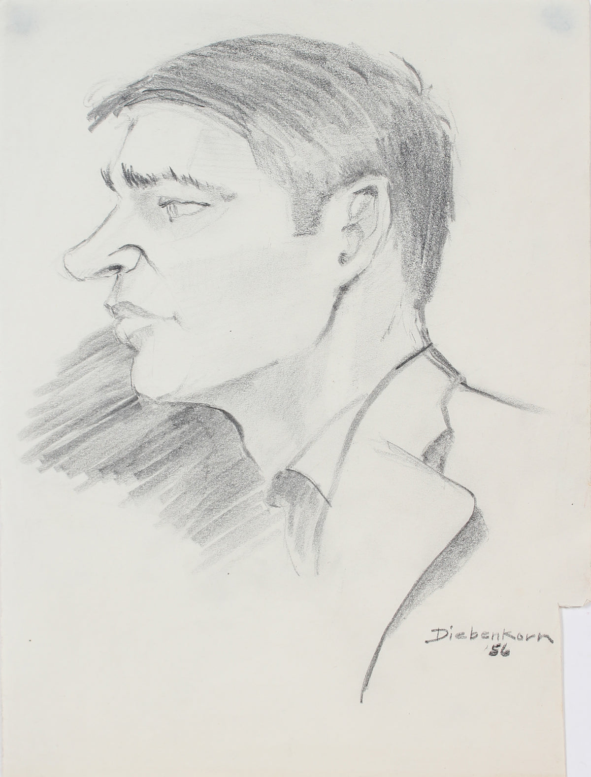 <i>Diebenkorn</i><br>1956 Graphite<br><br>#A3854