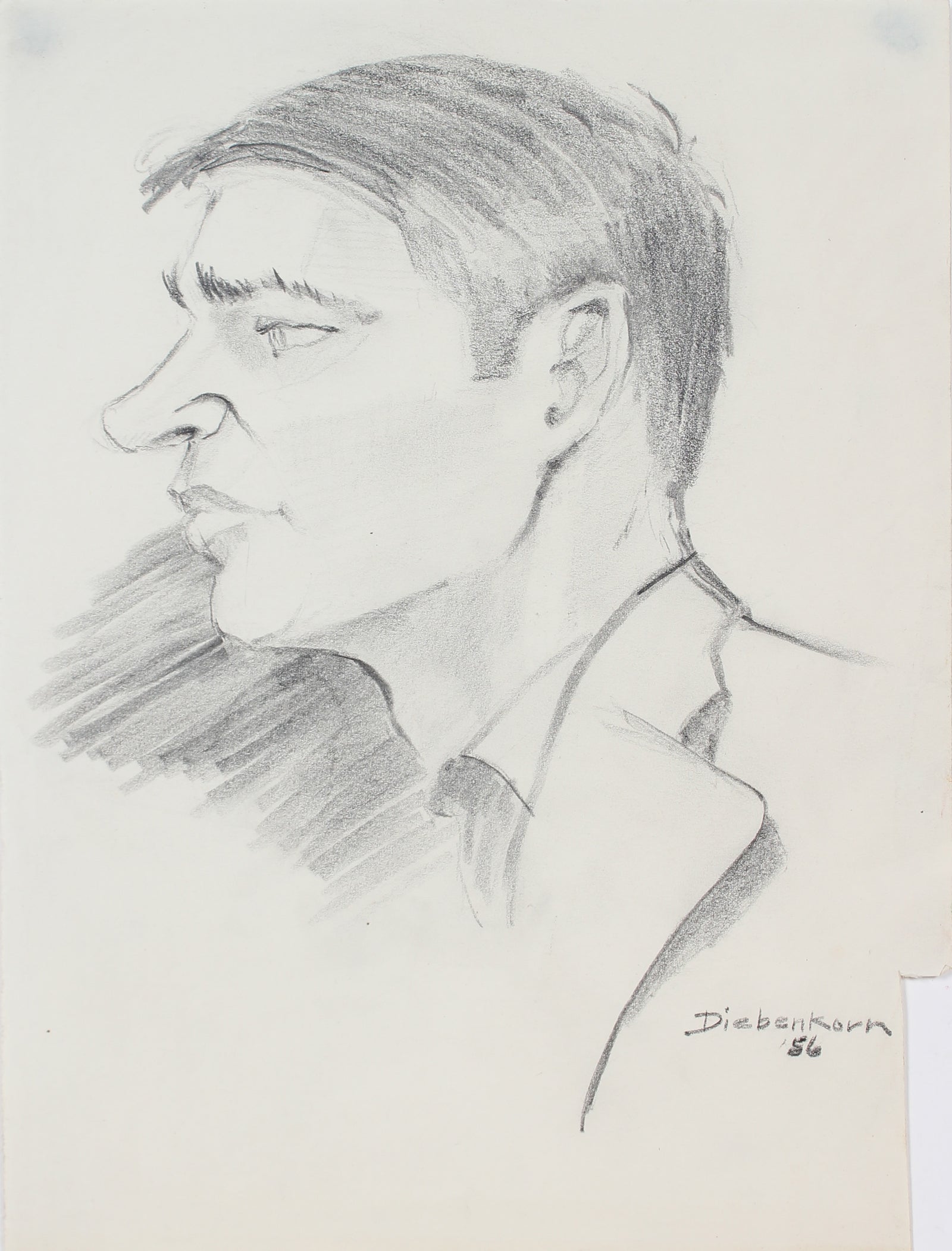 <i>Diebenkorn</i><br>1956 Graphite<br><br>#A3854