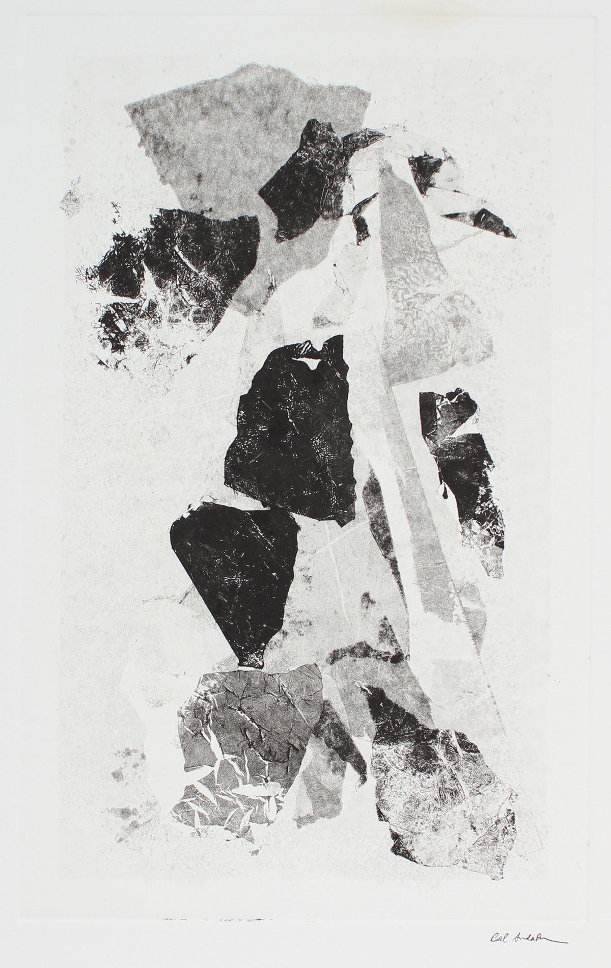 Abstracted Inflexible Forms &lt;br&gt;20th Century Monotype &lt;br&gt;&lt;br&gt;#A4452