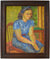 <i>Portrait of a Young Woman</i> <br>1949 Oil <br><br>#13953