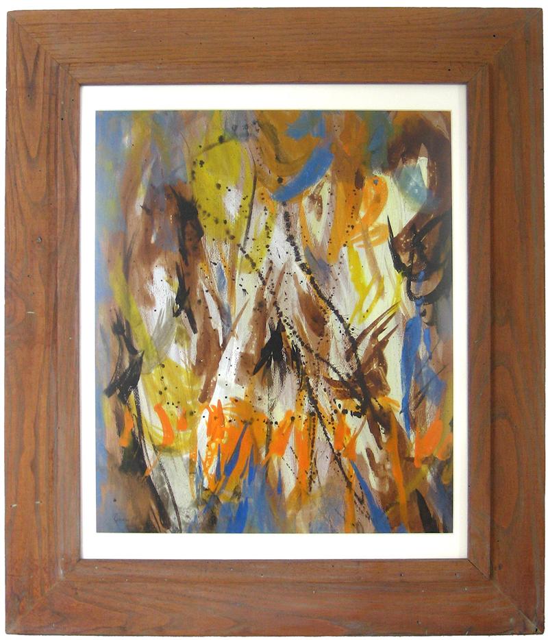 <i>Beach at Nantasket</i><br>Acrylic Watercolor, 1958<br><br>#16067