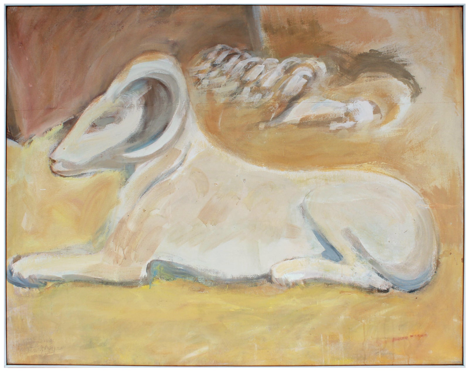 <I>Sphinx</I> <br>20th Century Acrylic <br><br>#B0917