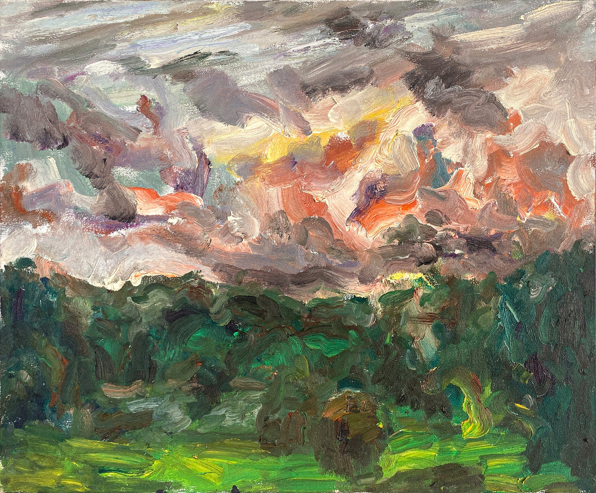 <I>Dusk</I> <br>1992 Oil on Canvas <br><br>#Z0001