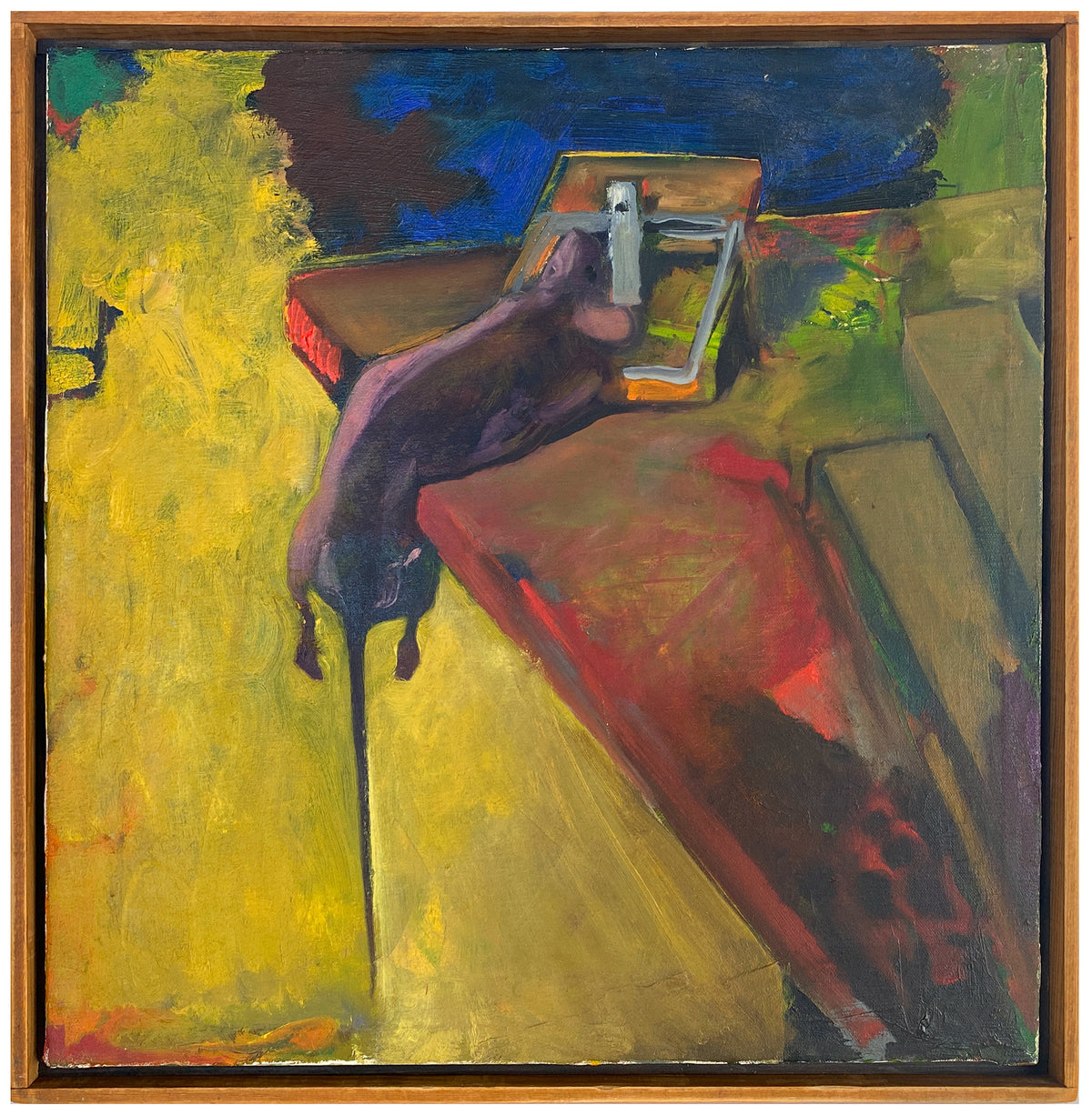 &lt;I&gt;Dead Mouse&lt;/I&gt; &lt;br&gt;1972 Oil on Canvas &lt;br&gt;&lt;br&gt;#Z0002