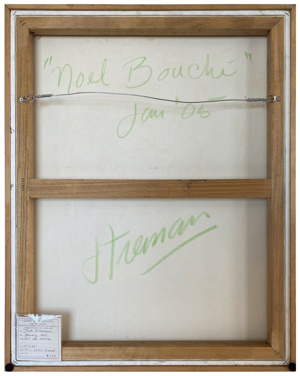 <I>Noel Bouchi</I> <br>2005 Oil on Canvas <br><br>#Z0004