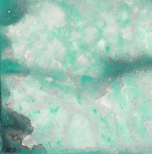 <i>Warm Pond, Cloudy</i> <br>2018-19 Gouache & Watercolor <br><br>#A7437